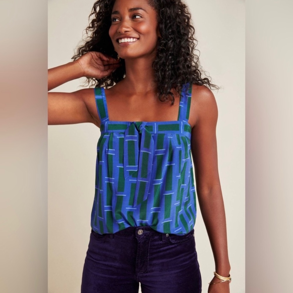 Anthropologie geometric top.